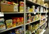 Canterbury Food Bank shares in £165k windfall for local organisations Shelves in food bank
