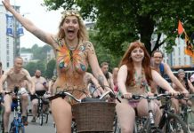 World Naked Bike Ride returns to Canterbury