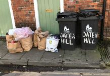 Rubbish appears next to student flats – at spot cleared just a week ago