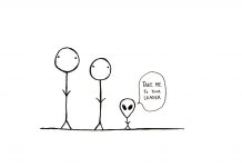 Our job as parents is to turn an alien into a human