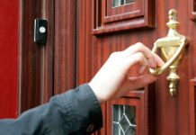 Refusal provokes bizarre reaction from door-to-door salesman