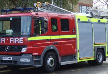 Dishwasher causes fire