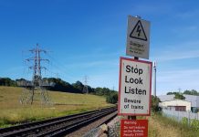 Police called to railway crossing after man seen near train line